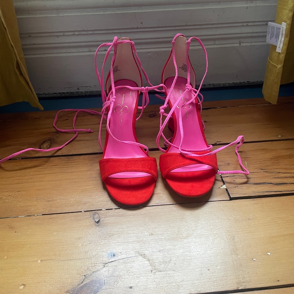 Jessica Simpson Vibrant Red Espadrilles